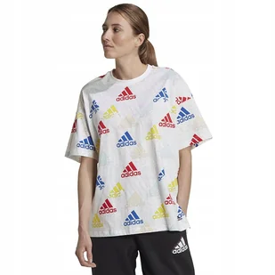 Koszulka adidas Bluv Q3 Tee HL4461 biały XS - Koszulki i topy damskie - miniaturka - grafika 1