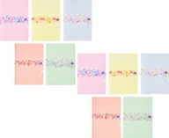 Zeszyty szkolne - Oxford Oxford zeszyt a5 60 k kratka flowers pastel 10szt - miniaturka - grafika 1