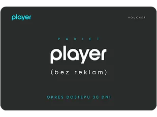 Kod aktywacyjny PLAYER (bez reklam) 30 dni - Kody i doładowania cyfrowe - miniaturka - grafika 1