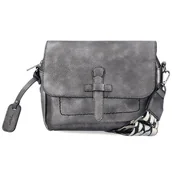 Torebki damskie - Rieker H1101-42 SILVER/PLATINUM torebka damska srebrna - miniaturka - grafika 1