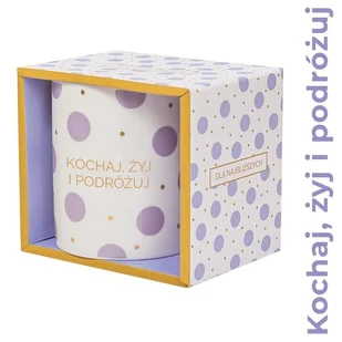 Kubek prezentowy Kochaj, żyj i podróżuj - kubek - Kubki - miniaturka - grafika 1
