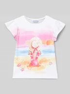 Spodnie i spodenki dla chłopców - T-shirt z okrągłym prążkowanym dekoltem w zestawie 2 szt. - miniaturka - grafika 1