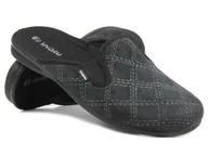 Kapcie męskie - Kapcie męskie z miękką wkładką - INBLU OG-1D, czarne - Inblu - miniaturka - grafika 1