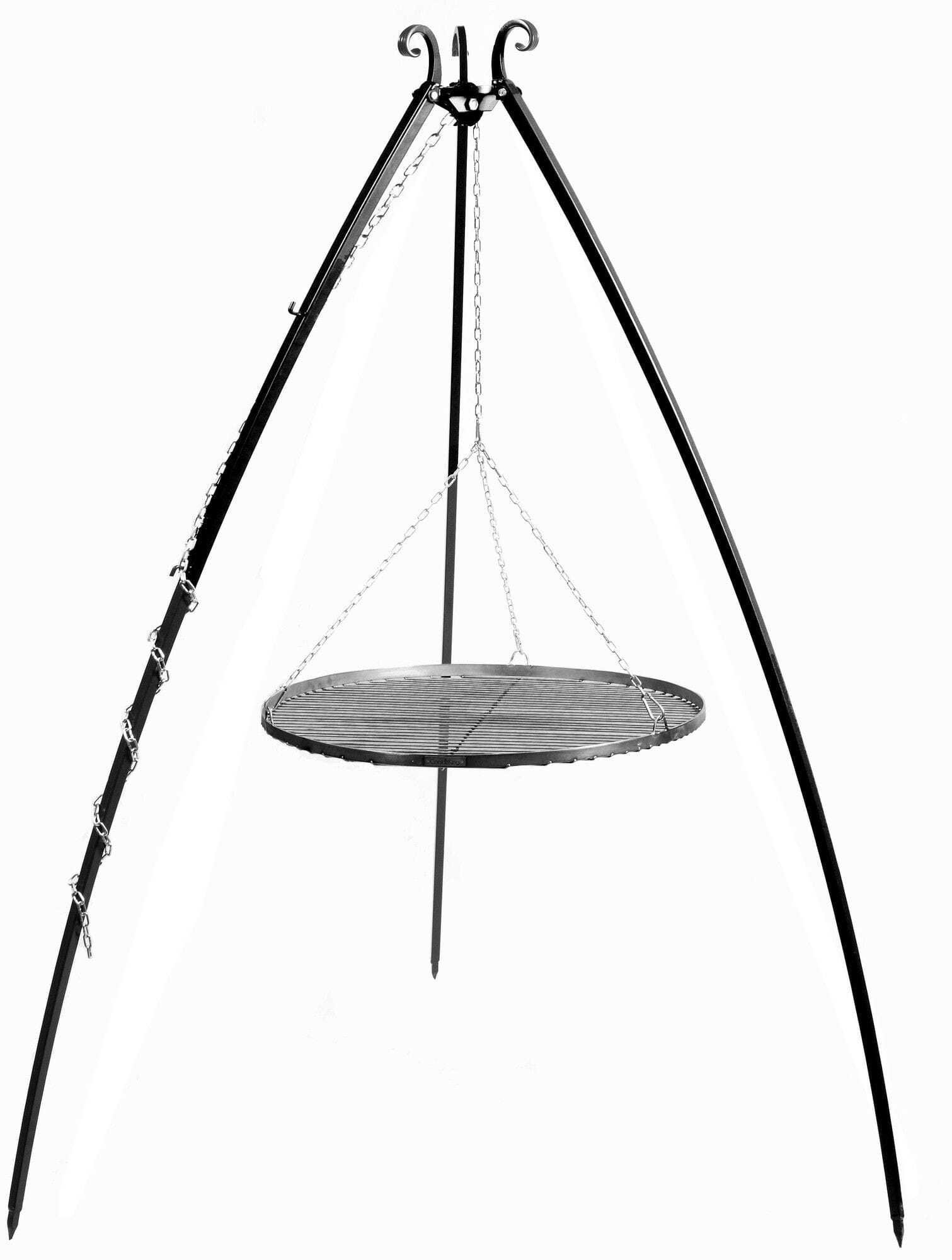 Tyletegotu Grill na trójnogu 200 cm LARGO ruszt stal nierdzewna 80 cm TYLETEGOTU