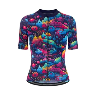 Koszulka rowerowa damska Quest Pink Cosmos - Koszulki rowerowe - miniaturka - grafika 1