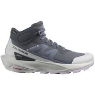 Buty trekkingowe damskie - Buty turystyczne damskie Salomon Elixir Activ Mid GTX wodoodporne - miniaturka - grafika 1