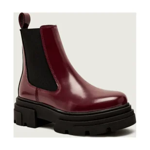 Tommy Hilfiger Skórzane sztyblety - Sztyblety damskie - miniaturka - grafika 1