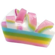 Mydła - Bomb Cosmetics Raspberry Rainbow Soap Cake mydło glicerynowe 140g - miniaturka - grafika 1