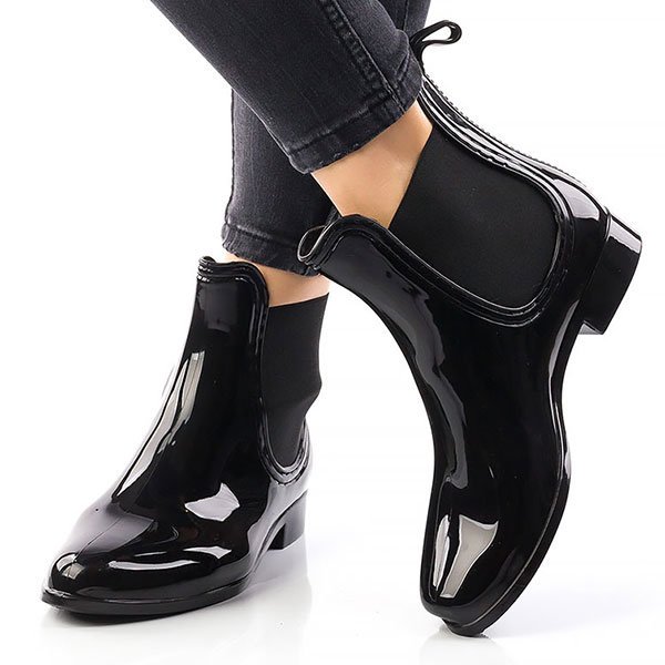 KALOSZE SZTYBLETY KRÓTKIE MELISKI CZARNE KP-39 r39