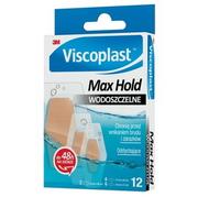 Apteczki i materiały opatrunkowe - 3M VISCOPLAST Plastry Viscoplast Max Hold wodoszczelne x 12 szt - miniaturka - grafika 1