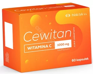 Polski Lek Cewitan witamina C 1000 mg 60 kapsułek - Witaminy i minerały - miniaturka - grafika 1