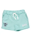 Spodenki dla niemowląt - GAP Szorty dresowe w kolorze turkusowym - miniaturka - grafika 1