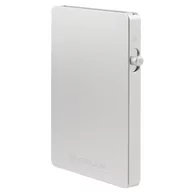 Portfele - Metalowe etui z wysuwanymi kartami i ochroną kart zbliżeniowych (srebrny) - miniaturka - grafika 1