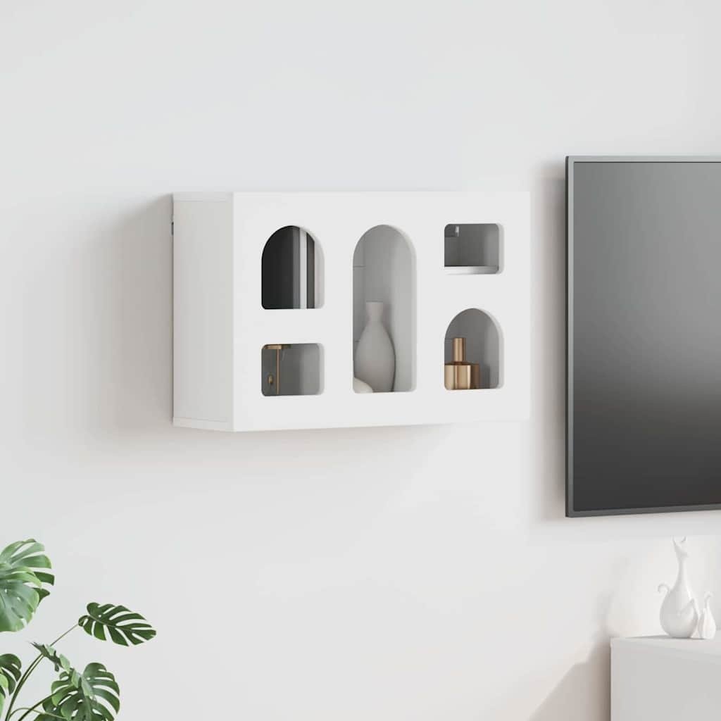 vidaXL Szafka wisząca Biały 60 x 20 x 40 cm Materiał z drewna