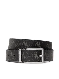 Guess Pasek Męski Vezzola Belts BM7541 LEA35 Czarny - Paski - miniaturka - grafika 1