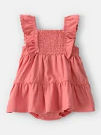 Spodenki dla niemowląt - carter's Sukienka-body w kolorze czerwonym - miniaturka - grafika 1