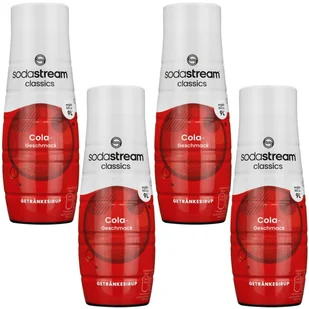 4x SYROP COLA CLASSIC SATURATOR SODASTREAM KONCENTRAT SOK DO WODY 9L NAPOJU - Syropy i koncentraty owocowe - miniaturka - grafika 1