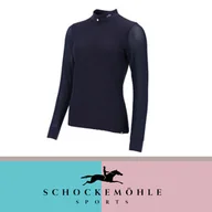 Koszulki jeździeckie - Schockemohle Bluzka konkursowa SPGianna SS25 - dark navy - miniaturka - grafika 1