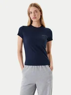 Koszulki i topy damskie - Tommy Jeans T-Shirt Linear DW0DW21164 Granatowy Slim Fit - miniaturka - grafika 1
