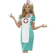 Stroje karnawałowe - Smiffys Strój dla dorosłych "Pielęgniarka" rozm XL SF25870X1 - miniaturka - grafika 1