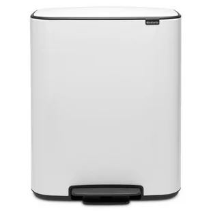 Brabantia Kosz na śmieci Bo Pedal Bin 60L biały 211300 - Kosze na śmieci - miniaturka - grafika 1