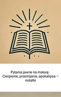E-booki - lektury - Pytania jawne na maturę. Cierpienie, przemijanie, apokalipsa – notatki - miniaturka - grafika 1