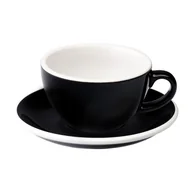 Filiżanki - Filiżanka Loveramics Egg do Flat White 150 ml - Black - miniaturka - grafika 1