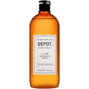 Depot, NO. 105 Invigorating, Szampon przeciw wypadaniu włosów dla mężczyzn, stymuluje, wzmacnia, odżywia, 1000 ml - Szampony do włosów - miniaturka - grafika 1