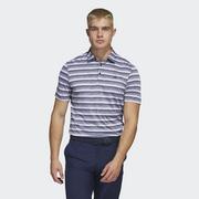Koszulki i topy damskie - Two-Color Striped Polo Shirt - miniaturka - grafika 1