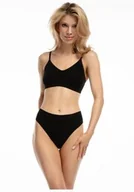 Majtki damskie - Figi damskie bambusowe czarne Bamboo Bikini Julimex - miniaturka - grafika 1