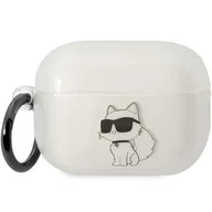 Akcesoria do słuchawek - Karl Lagerfeld KLAP2HNCHTCT Airpods Pro 2 cover transparent Ikonik Choupette - miniaturka - grafika 1