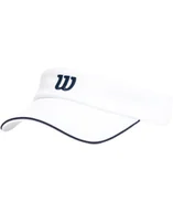 Czapki damskie - Damska czapka z daszkiem Wilson Classic Visor Bright White - miniaturka - grafika 1