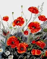 Malowanie po numerach - Artnapi 40x50cm Malowanie Po Numerach - Tańczące Kwiaty - Bez Ramy - miniaturka - grafika 1