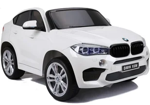 Import LEANToys BMW X6M Białe 2841 - Pojazdy elektryczne dla dzieci - miniaturka - grafika 10