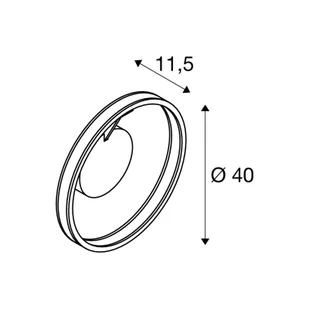 SLV Lampa sufitowa LED One, możliwość ściemniania, mosiężny / złoty, salon / jadalnia, aluminium, nowoczesny - Lampy sufitowe - miniaturka - grafika 1