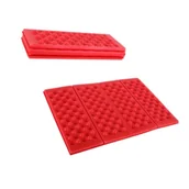 Maty edukacyjne - Mata Piankowa Składana Do Siedzenia Turystyczna Czerwona - miniaturka - grafika 1