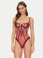 Body - Hunkemöller Body Scarlett 301036 Bordowy - miniaturka - grafika 1