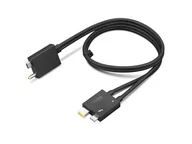 Kable komputerowe i do monitorów - Lenovo ThinkPad Thunderbolt 4 WorkStation Dock Split Cable 4X91K16970 Czarny, 0,7 m - miniaturka - grafika 1