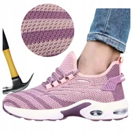 Obuwie robocze - Buty robocze Półbuty Damskie siatkowe Oddychające Bardzo Lekkie z Noskiem r.36 - miniaturka - grafika 1