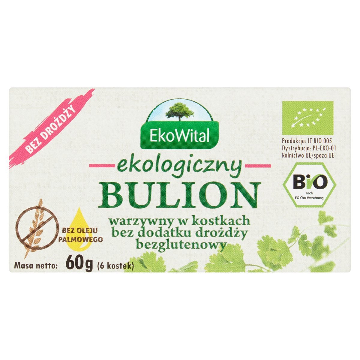 Kostka rosołowa/bulionowa warzywny Ekowital 60 g