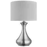 Lampy stojące - Searchlight Lampa stołowa Touch 2750, srebrna satynowana - miniaturka - grafika 1