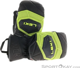 Leki LEKI RĘKAWICE WCR Coach 3D MITT lemon 10.0 - Rękawice narciarskie - miniaturka - grafika 1