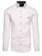 Koszule męskie - Koszula męska biała Dstreet DX2555 - miniaturka - grafika 1