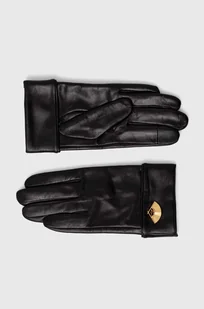 Karl Lagerfeld rękawiczki skórzane damskie kolor czarny 245W3603 - Rękawiczki - miniaturka - grafika 1