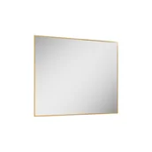 Lustra - Lustro łazienkowe led barwa neutralna prostokątne 100x80 cm Elita Sharon Square złoty RE061003015570 - miniaturka - grafika 1