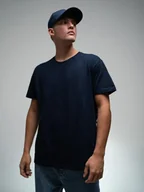 Koszulki męskie - T-Shirt Męski Granatowy UrbanCity No Logo XXL - miniaturka - grafika 1