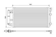 Chłodnice - Chłodnica klimatyzacji VALEO 822646 92100-3NA0A NISSAN - miniaturka - grafika 1