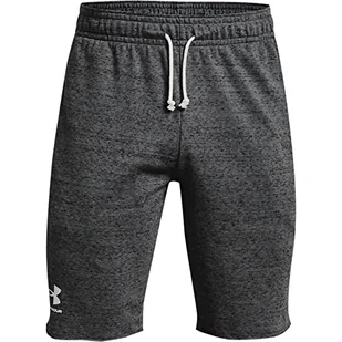 Under Armour Under Armour Szorty męskie Rival Terry szary Pitch Gray Full Heather / / Onyx White (012) m 1361631-012-Medium - Spodenki męskie - miniaturka - grafika 1