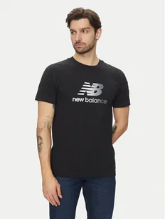 New Balance T-Shirt Essentials MT51503 Czarny Regular Fit - Koszulki męskie - miniaturka - grafika 1