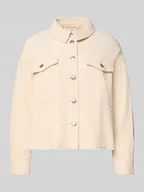 Kurtki damskie - Kurtka sztruksowa o kroju regular fit z czystej bawełny model ‘MARINA-ENY LIFE’ - miniaturka - grafika 1